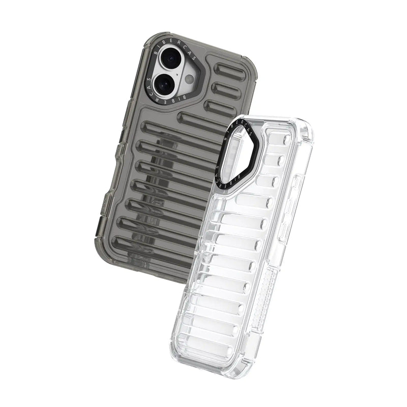 nPlusOne - Bumper Track Back Cover for iPhone 16 - 6.1 Inches