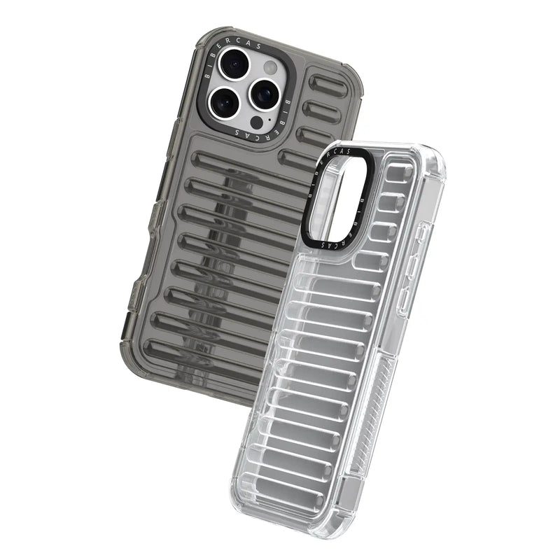 nPlusOne - Bumper Track Back Cover for iPhone 16 Pro Max - 6.9 Inches