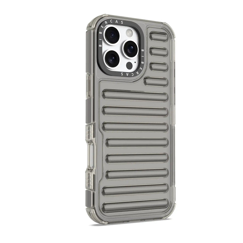 nPlusOne - Bumper Track Back Cover for iPhone 16 Pro Max - 6.9 Inches