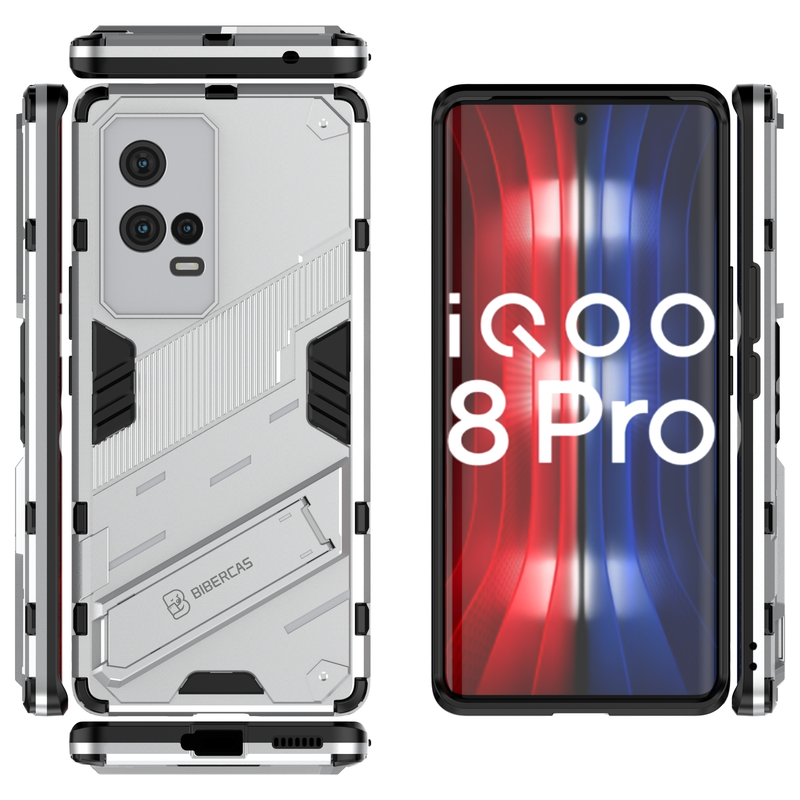 Elegant Armour - Mobile Back Case for IQOO 8 Pro 5G - 6.78 Inches