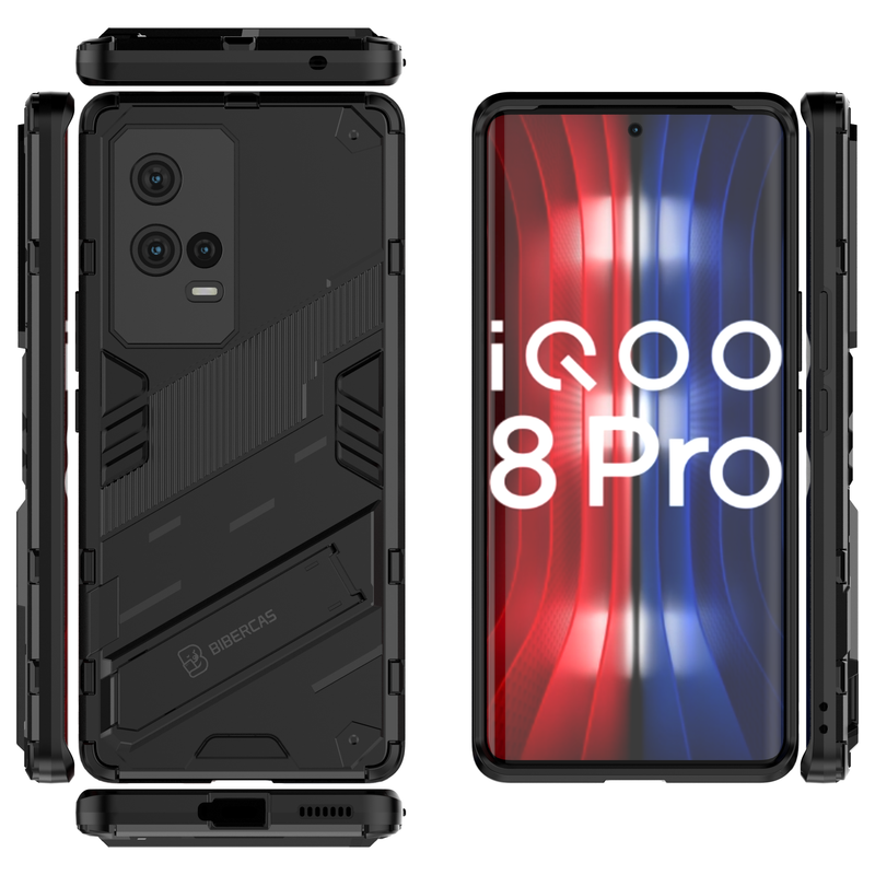 Elegant Armour - Mobile Back Case for IQOO 8 Pro 5G - 6.78 Inches