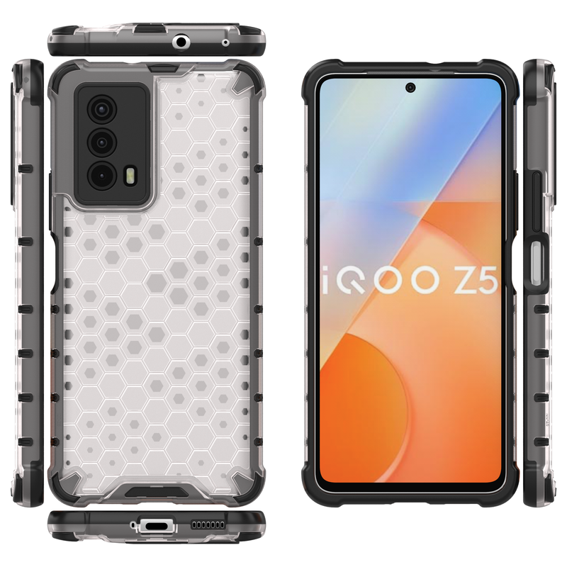 Classic Armour - Back  Cover for IQOO Z5 5G - 6.67 Inches