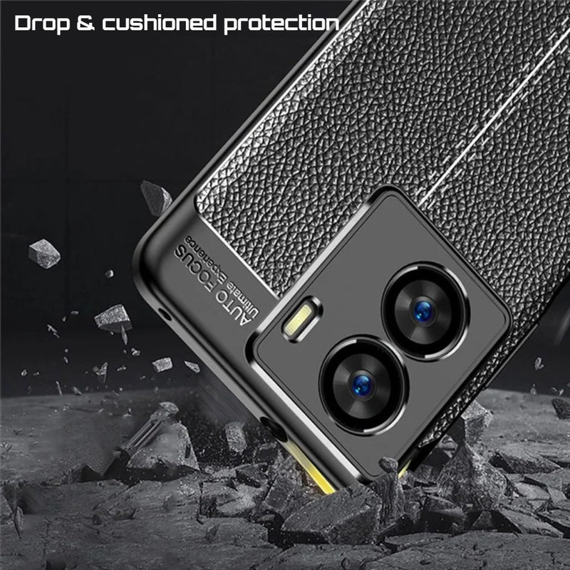 Elegant Textured - Mobile Back Cover for IQOO Z7s 5G - 6.38 Inches