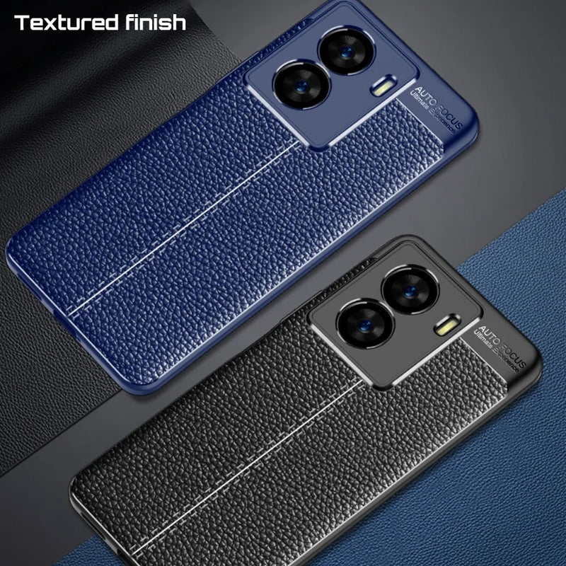 Elegant Textured - Mobile Back Cover for IQOO Z7s 5G - 6.38 Inches