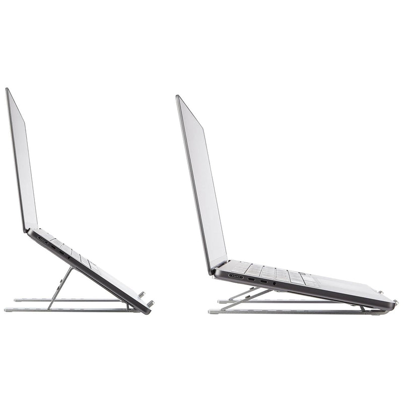 nPlusOne - Ergonomically Folding Aluminium Laptop Stand - Silver