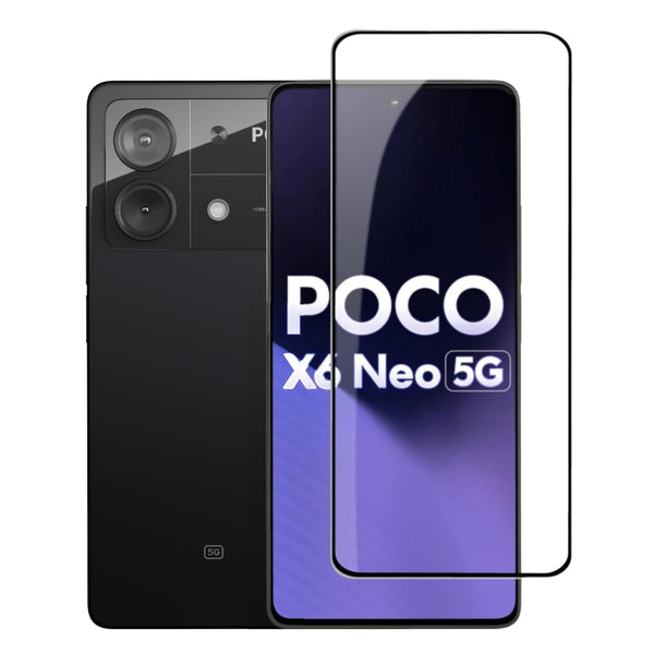 nPlusOne - 9H Tempered Glass for Poco X6 Neo 5G - 6.67 Inches