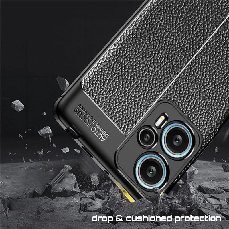 Elegant Textured - Mobile Back Cover for Poco F5 5G - 6.67 Inches