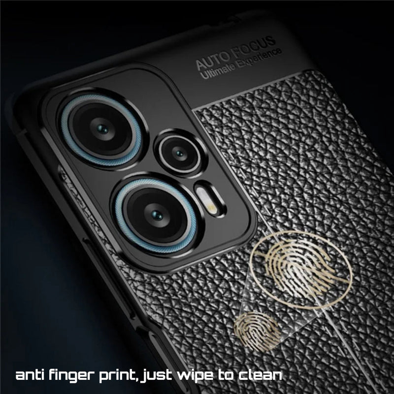 Elegant Textured - Mobile Back Cover for Poco F5 5G - 6.67 Inches