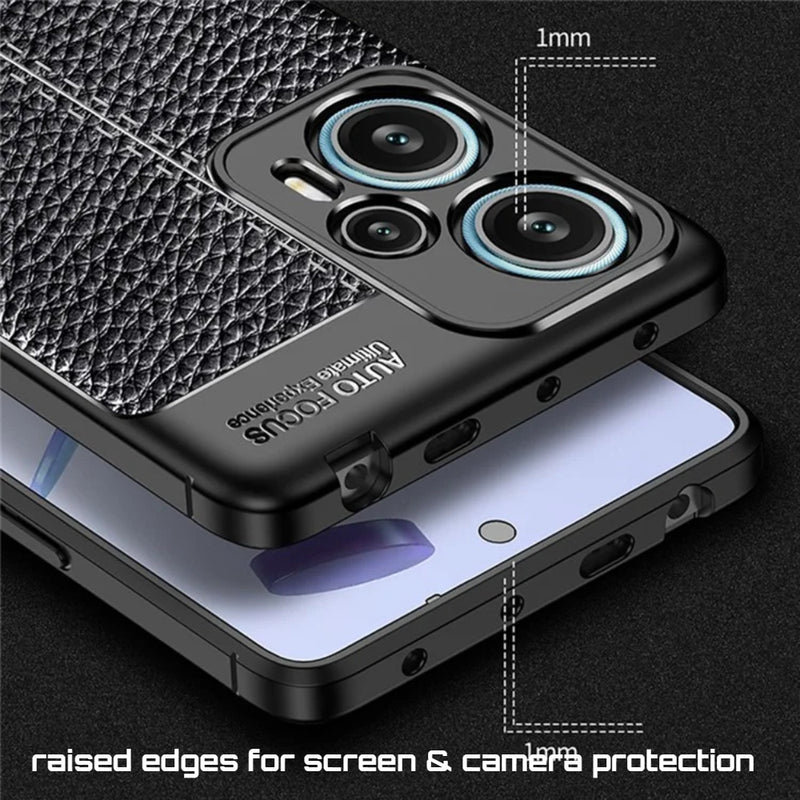 Elegant Textured - Back Case for Poco F5 5G - 6.67 Inches