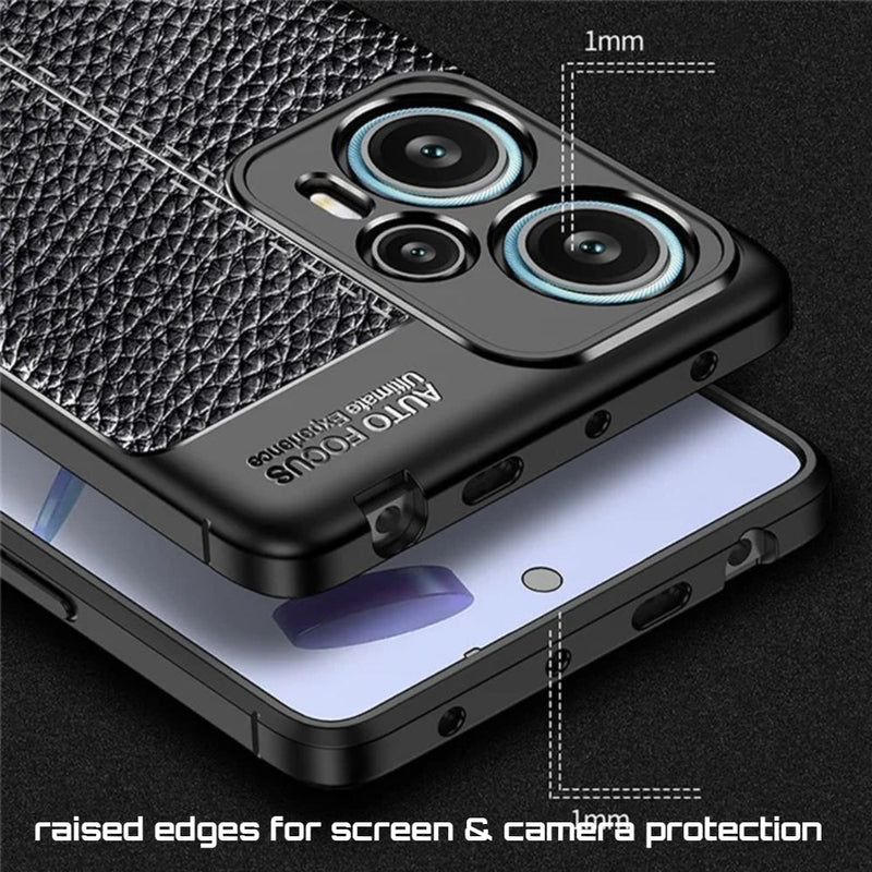 Elegant Textured - Mobile Back Cover for Poco F5 5G - 6.67 Inches