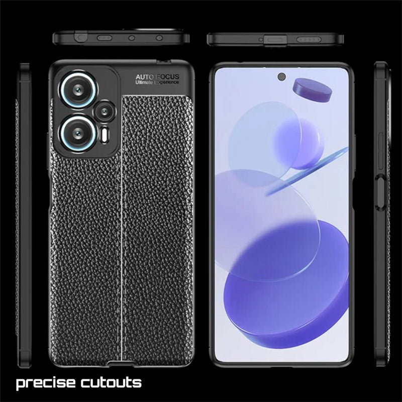 Elegant Textured - Mobile Back Cover for Poco F5 5G - 6.67 Inches