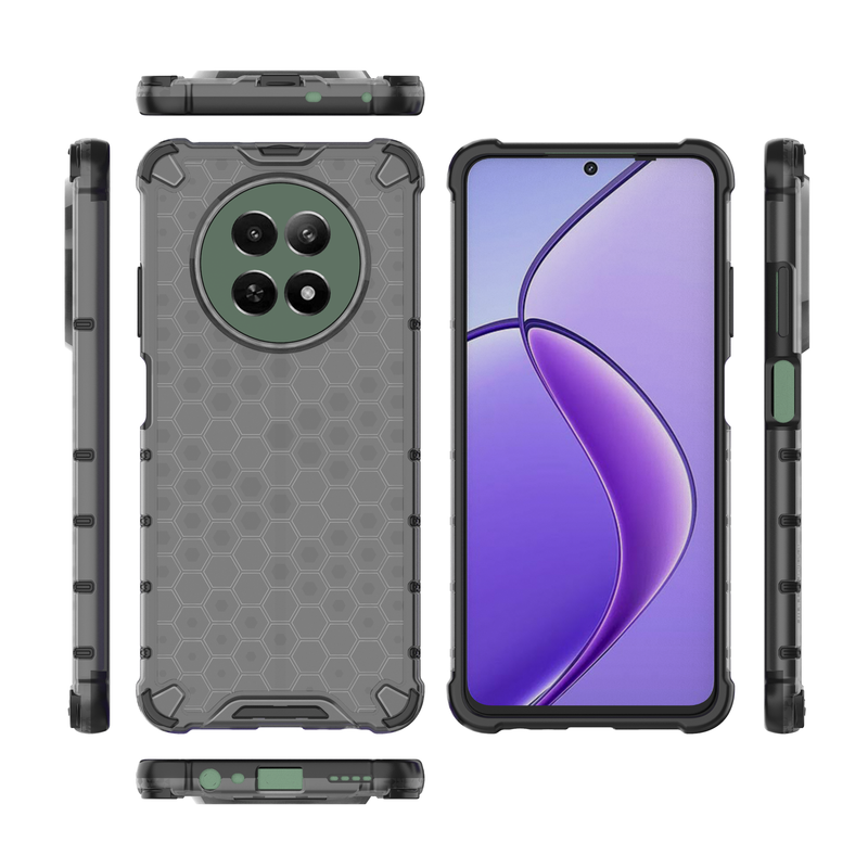 Classic Armour - Mobile Back Case for Realme 12 5G - 6.72 Inches