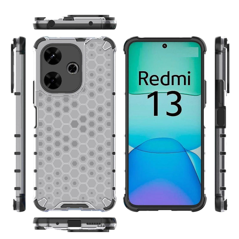 Classic Armour - Back  Cover for Redmi 13 5G - 6.79 Inches