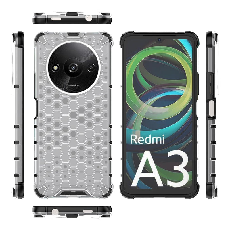 Classic Armour - Mobile Back Case for Redmi A3 4G - 6.71 Inches