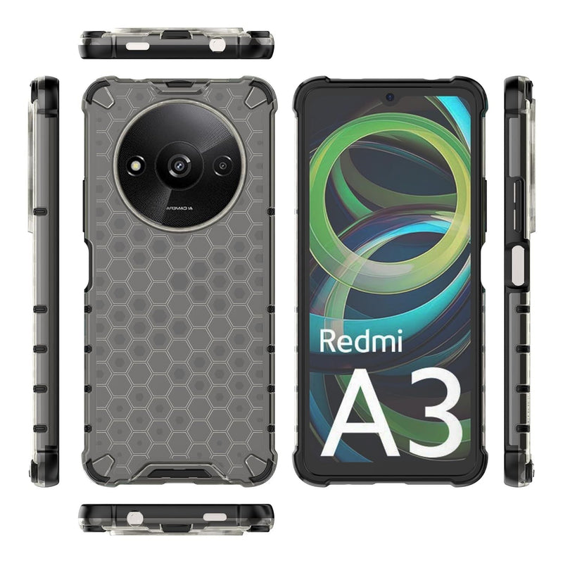 Classic Armour - Mobile Back Case for Redmi A3 4G - 6.71 Inches