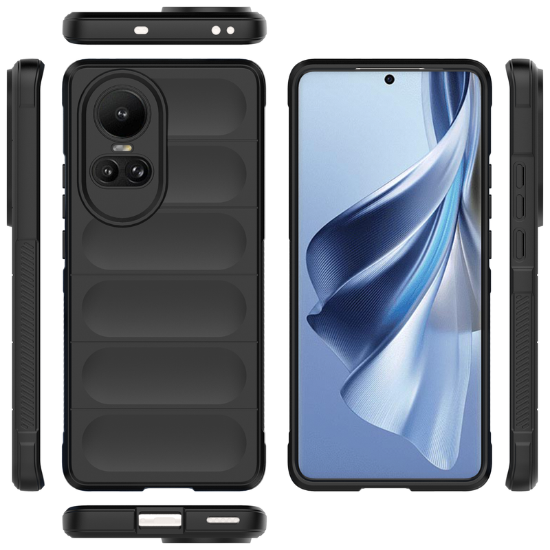 Shield Silicone - Mobile Back Cover for Oppo Reno 10 5G - 6.7 Inches