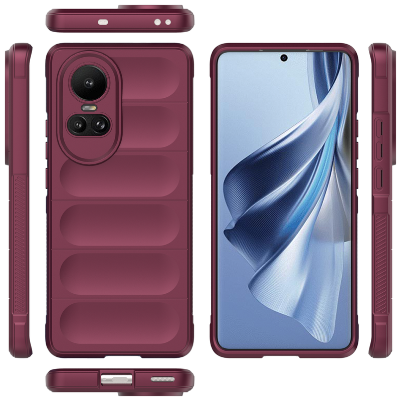 Shield Silicone - Mobile Back Cover for Oppo Reno 10 5G - 6.7 Inches