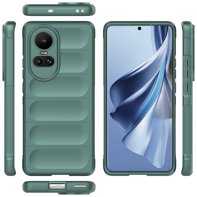 Shield Silicone - Mobile Back Cover for Oppo Reno 10 5G - 6.7 Inches