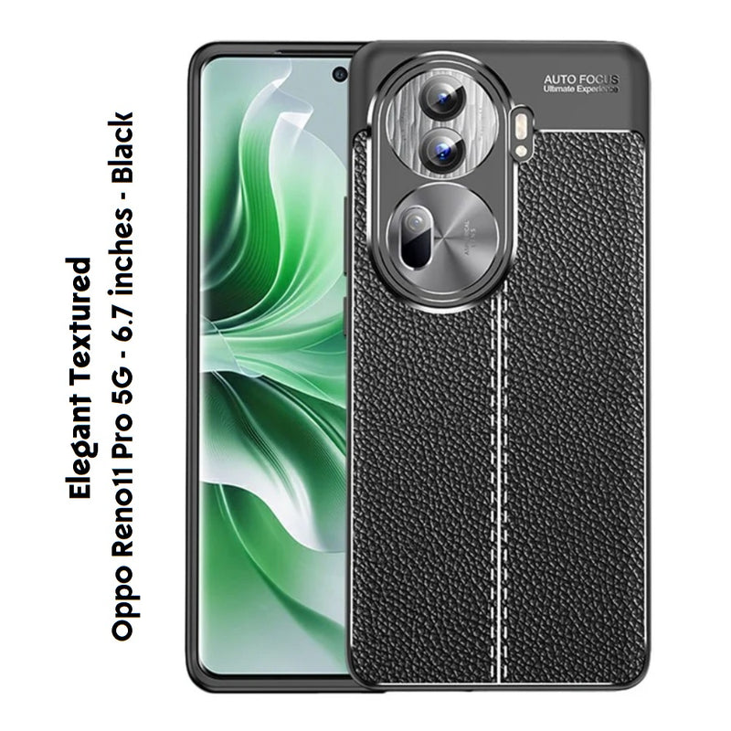 Elegant Textured - Back Case for Oppo Reno 11 Pro 5G - 6.7 Inches