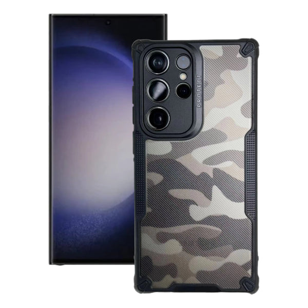 Camo Armour - Mobile Back Cover for Samsung Galaxy S23 Ultra 5G - 6.8 Inches