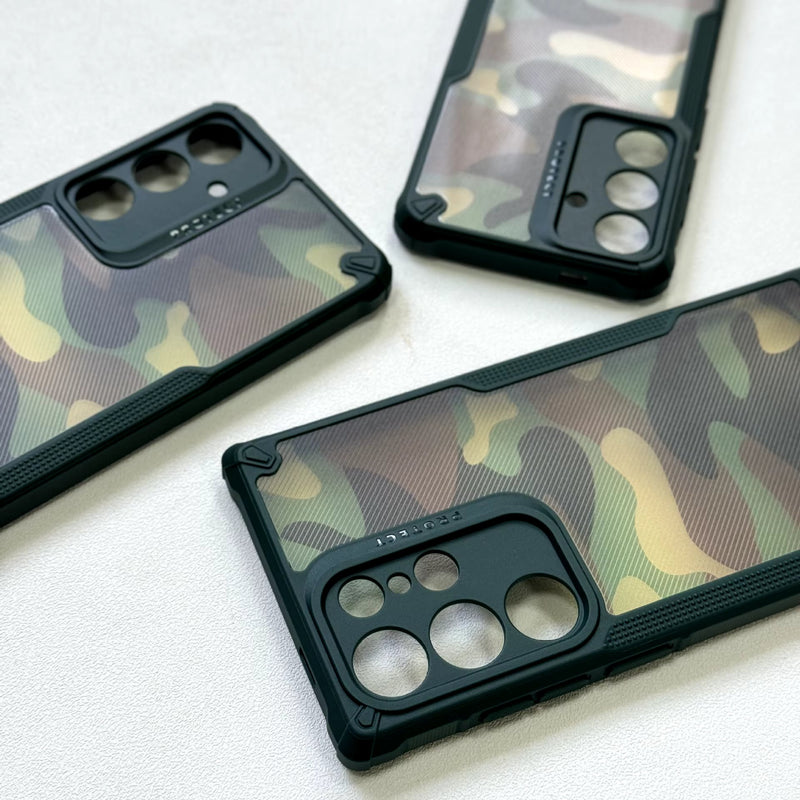 Camo Armour - Mobile Back Cover for Samsung Galaxy S23 Ultra 5G - 6.8 Inches