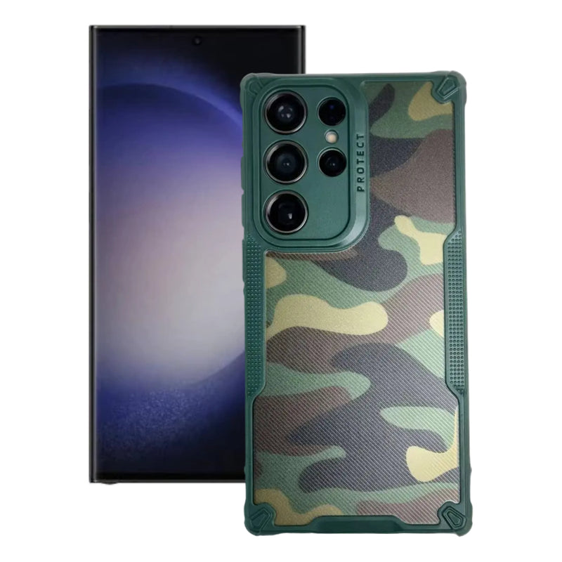 Camo Armour - Mobile Back Cover for Samsung Galaxy S23 Ultra 5G - 6.8 Inches