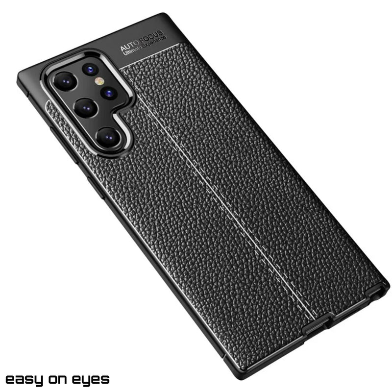 Elegant Textured - Back Case for Samsung Galaxy S22 Ultra 5G - 6.8 Inches