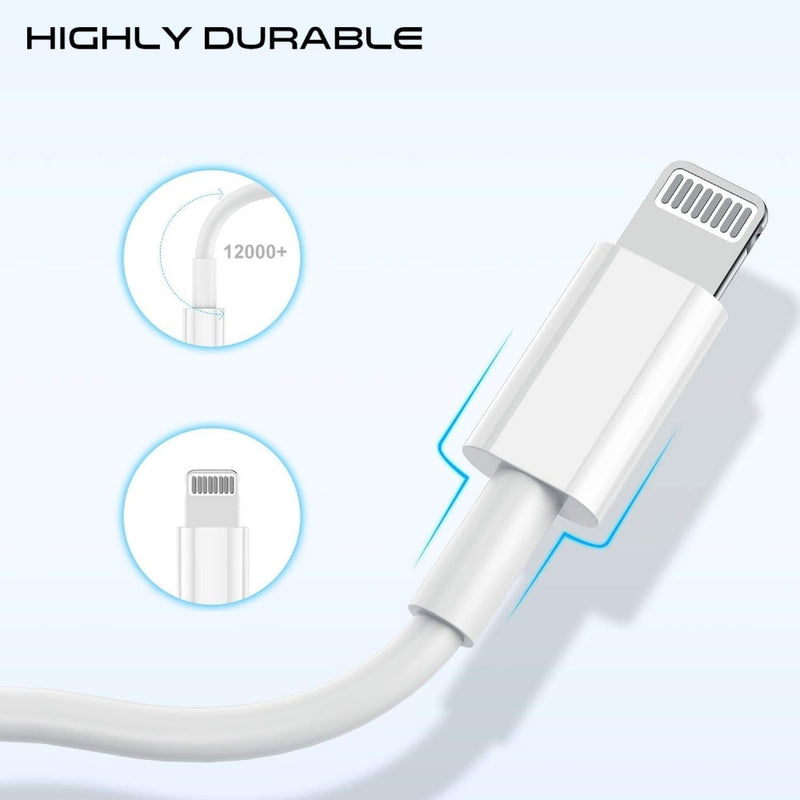 nPlusOne - 20W USB C Type Adapter & USB C To Lightning Charging Cable Compatible with Apple Devices - White