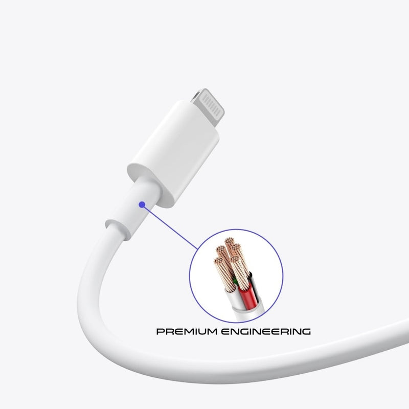 nPlusOne - USB C To Lightning Charging Cable Compatible with Apple Devices - 1 M