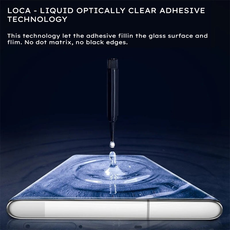 nPlusOne - UV Full Glue Tempered Glass for Motorola Moto Edge 50 Pro 5G - 6.7 Inches