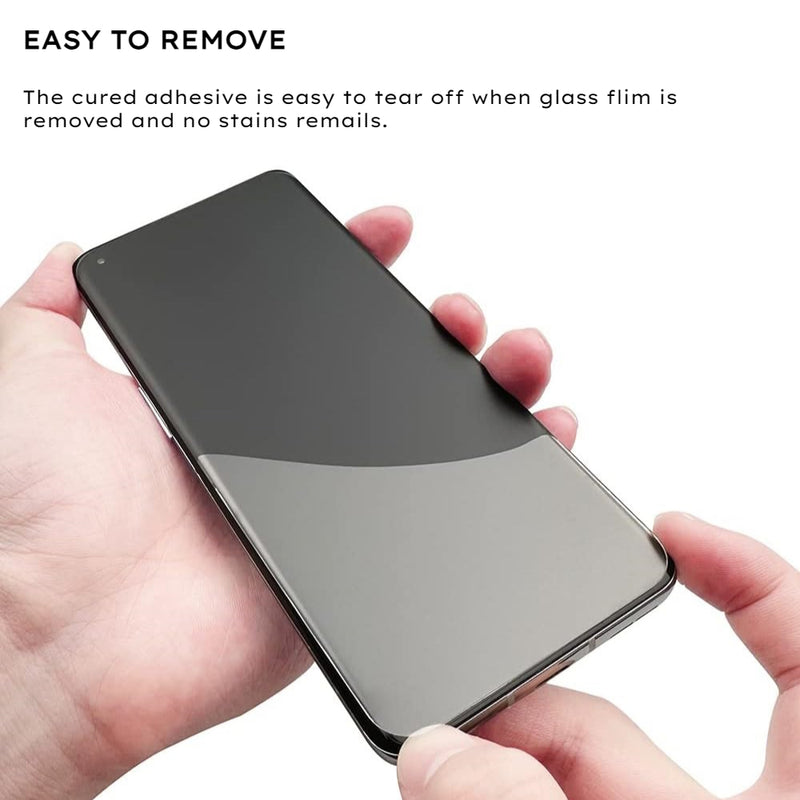 nPlusOne - UV Full Glue Tempered Glass for OnePlus 12R 5G - 6.78 Inches