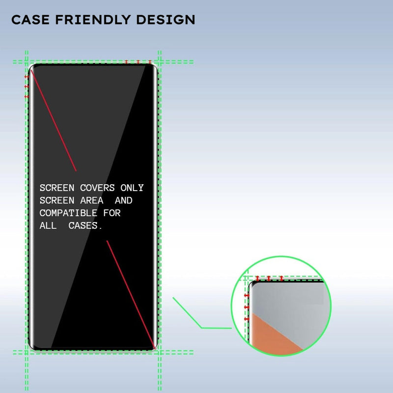 nPlusOne - UV Full Glue Tempered Glass for Motorola Edge 50 5G - 6.7 Inches