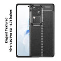 Elegant Textured - Back Case for Vivo V30 Pro 5G - 6.78 Inches