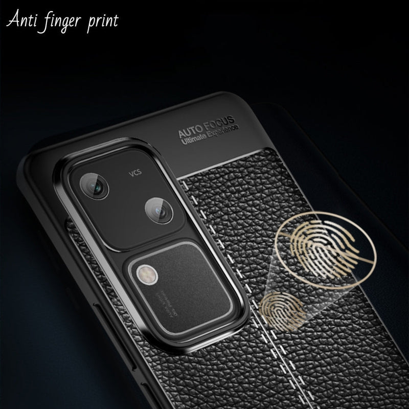 Elegant Textured - Mobile Back Cover for Vivo V30 Pro 5G - 6.78 Inches