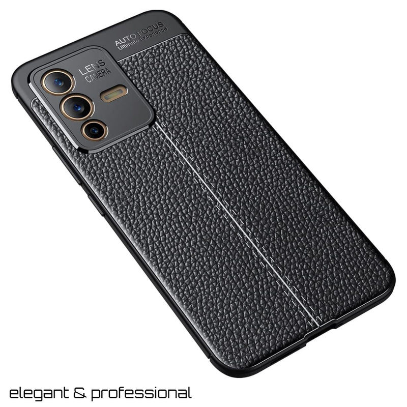 Elegant Textured - Back Case for Vivo V23 5G - 6.44 Inches