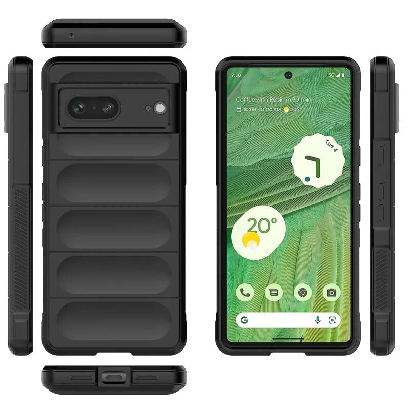 Shield Silicone - Mobile Back Cover for Google Pixel 7 5G - 6.3 Inches