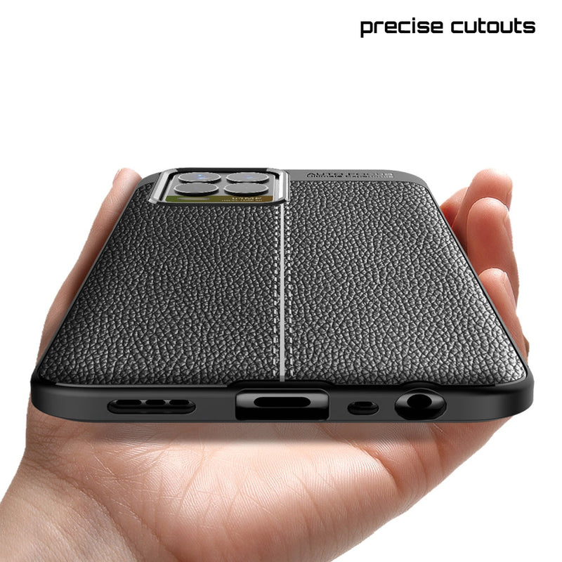 Elegant Textured - Mobile Back Cover for Realme 8 4G - 6.4 Inches