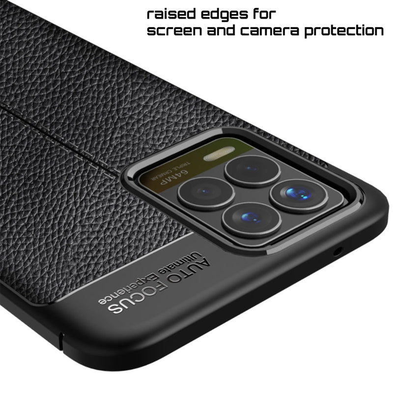 Elegant Textured - Mobile Back Cover for Realme 8 4G - 6.4 Inches