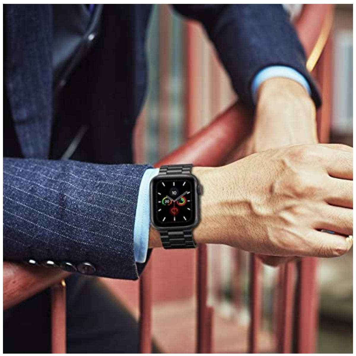 Stainless steel Apple Watch store Series 5