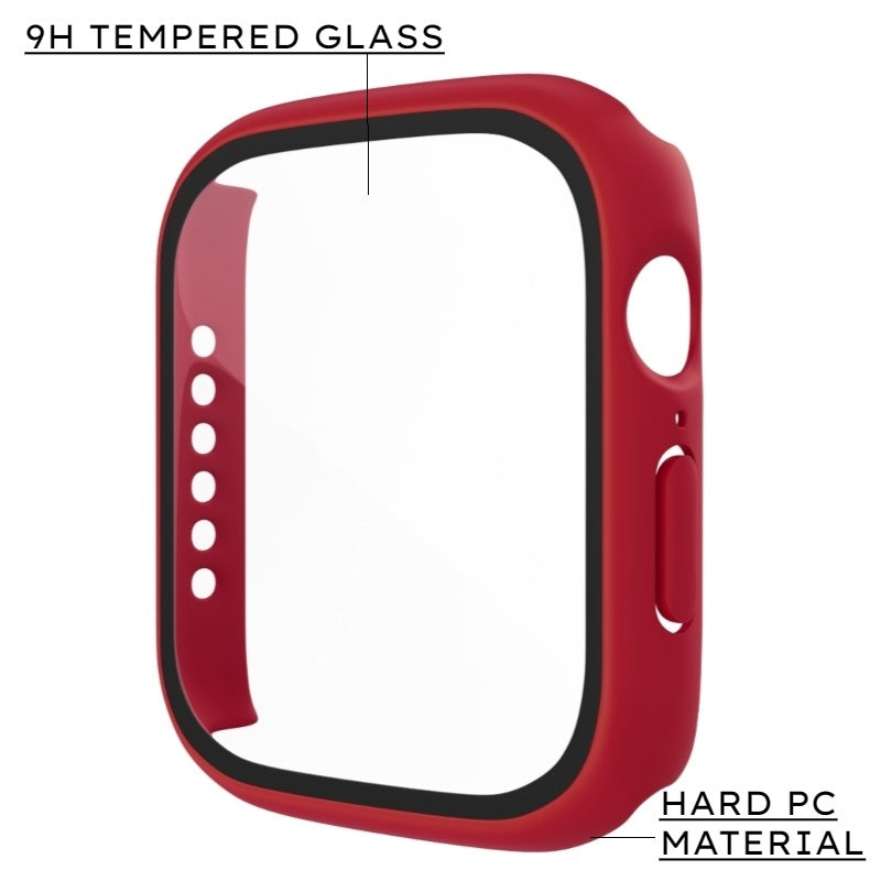 Apple Watch Series 7 41 mm Case with Tempered Glass