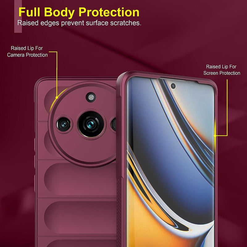 Shield Silicone - Mobile Case for Realme Narzo 60 Pro 5G  - 6.7 Inches