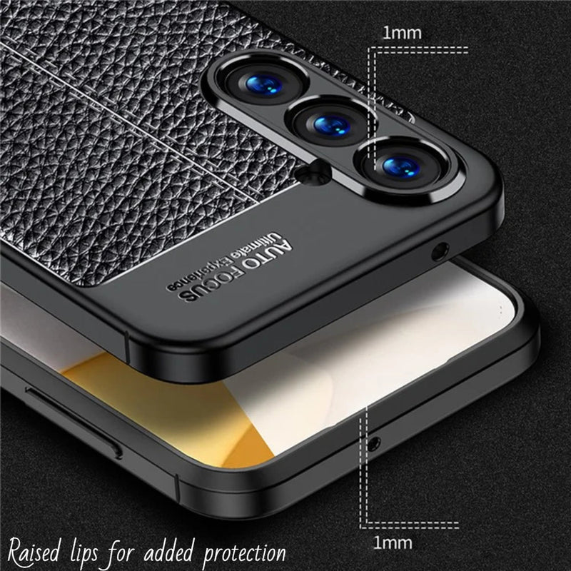 Elegant Textured - Back Case for Samsung Galaxy S23 FE 5G - 6.4 Inches