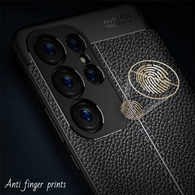 Elegant Textured - Back Case for Samsung Galaxy S23 Ultra 5G - 6.8 Inches