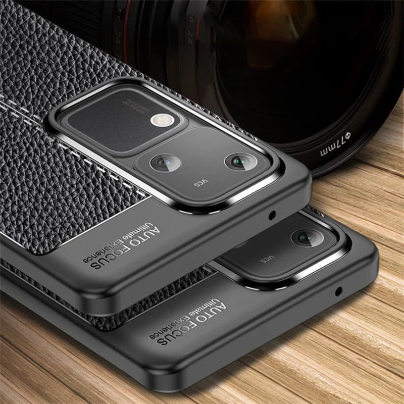 Elegant Textured - Back Case for Vivo V30 Pro 5G - 6.78 Inches
